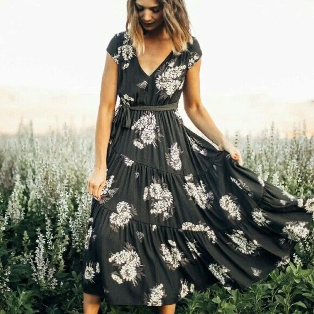 NWT Free People All I Got Floral Maxi Dress, Size 10 - Picture 16 of 16